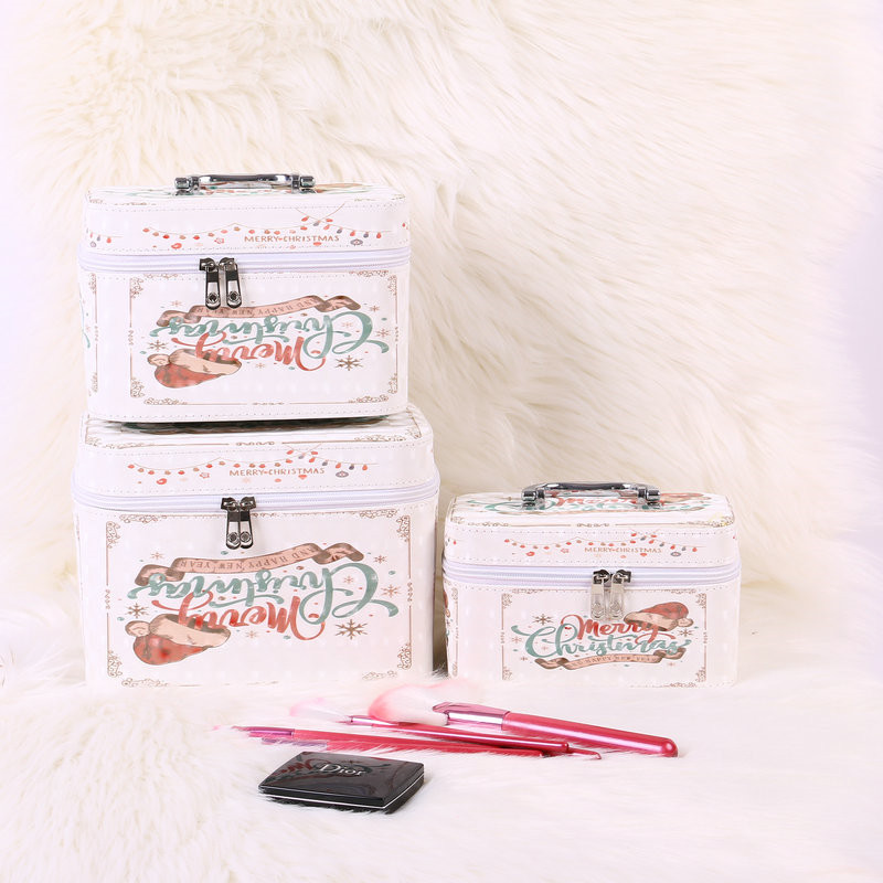 Cosmetic Bag Large and Small Portable Wholesale Large Capacity Travel Portable Cosmetic Case Portable Cosmetic Storage Bag Dressing