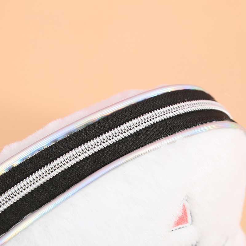 Shell Bag Wash Bag Storage Bag Plush Cosmetic Bag Carry Embroidery Handbags