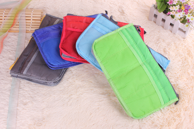 South Korean version with double zipper cosmetic bag desk storige bag South Korean version with double zipper cosmetic bag desk storige bag
