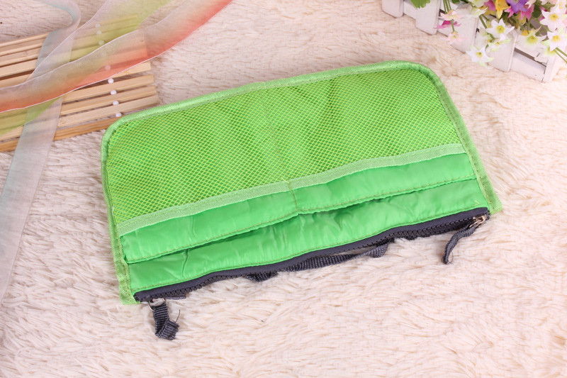 South Korean version with double zipper cosmetic bag desk storige bag South Korean version with double zipper cosmetic bag desk storige bag