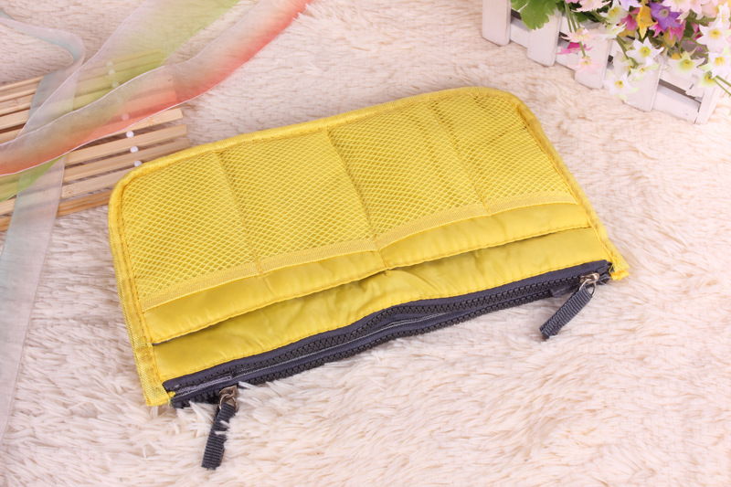 South Korean version with double zipper cosmetic bag desk storige bag South Korean version with double zipper cosmetic bag desk storige bag