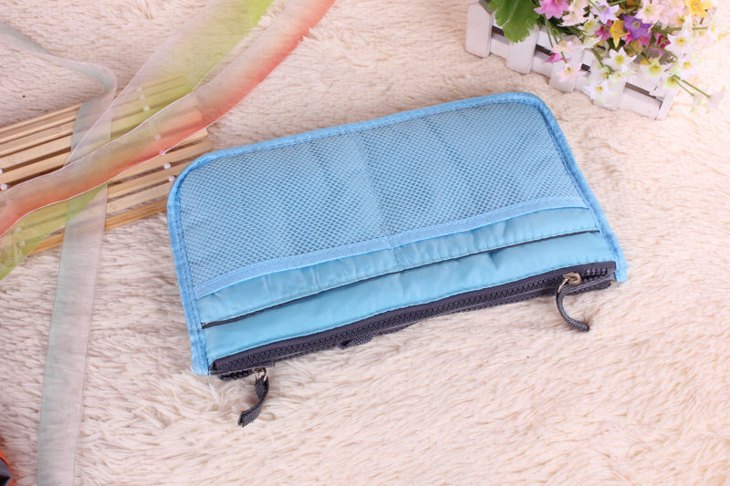 South Korean version with double zipper cosmetic bag desk storige bag South Korean version with double zipper cosmetic bag desk storige bag