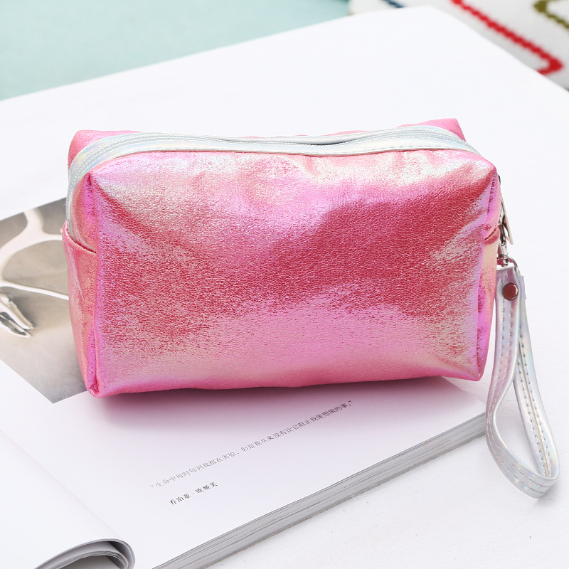 Wholesale Cartoon Fishtail Ladies Cosmetic Bag Ins Colorful Creative Embroidered Storage Bag Travel Portable Personal Hygiene Bag