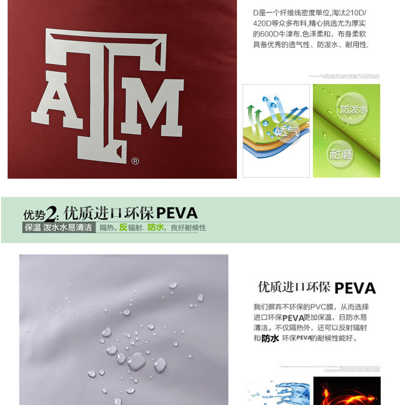Large capacity refrigeration insulation picnic bag portable lunch bag shawl picnic bag hot ice bag wholesale trade Large capacity refrigeration insulation picnic bag portable lunch bag shawl picnic bag hot ice bag wholesale trade
