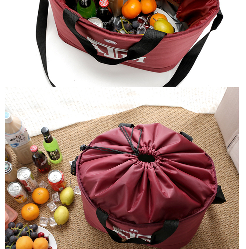 Large capacity refrigeration insulation picnic bag portable lunch bag shawl picnic bag hot ice bag wholesale trade Large capacity refrigeration insulation picnic bag portable lunch bag shawl picnic bag hot ice bag wholesale trade