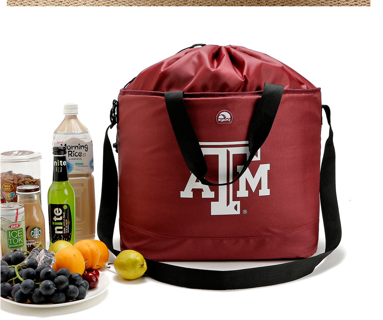 Large capacity refrigeration insulation picnic bag portable lunch bag shawl picnic bag hot ice bag wholesale trade Large capacity refrigeration insulation picnic bag portable lunch bag shawl picnic bag hot ice bag wholesale trade