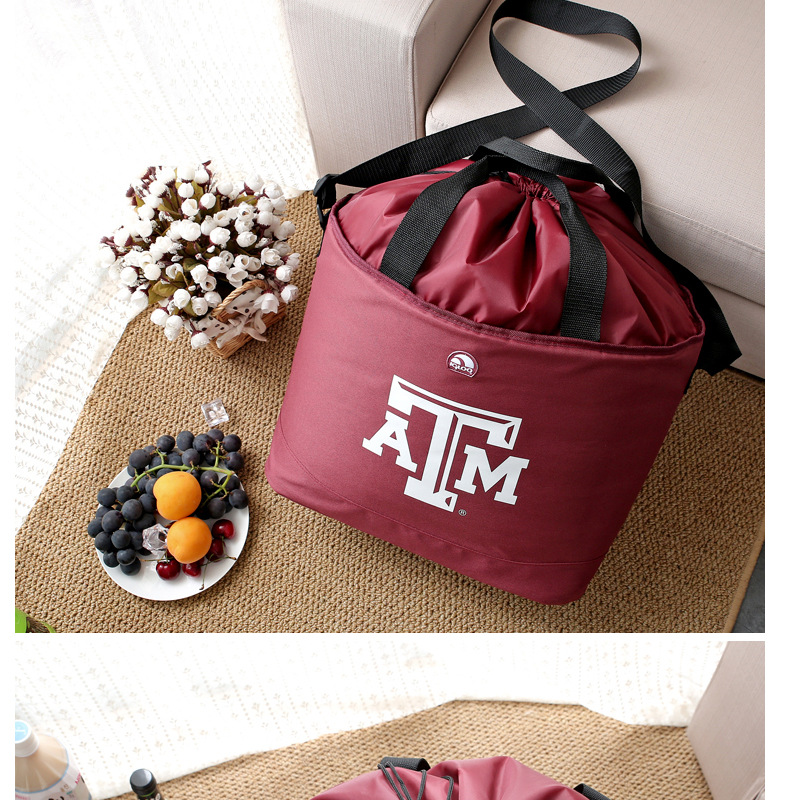 Large capacity refrigeration insulation picnic bag portable lunch bag shawl picnic bag hot ice bag wholesale trade Large capacity refrigeration insulation picnic bag portable lunch bag shawl picnic bag hot ice bag wholesale trade
