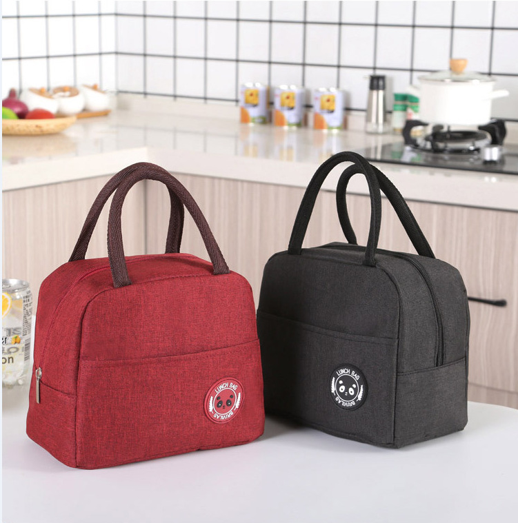 Student lunch bag insulation package cold preservation picnic bag bento bag with rice package lunch box bag customized