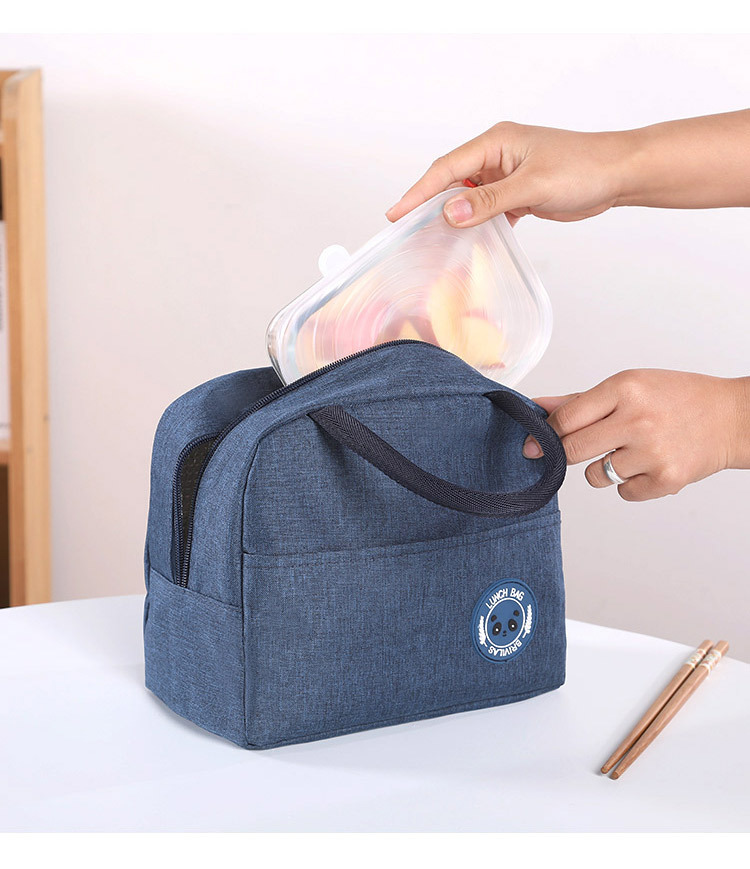 Student lunch bag insulation package cold preservation picnic bag bento bag with rice package lunch box bag customized