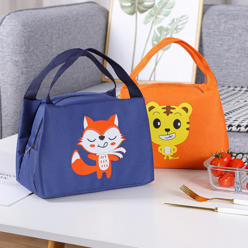 Lunch Bag Hand Carry Heat Preservation Bag Office Worker Aluminum Foil Thickening Lunch Bag Female Student Lunch Bag Refrigerated Lunch Box Bag