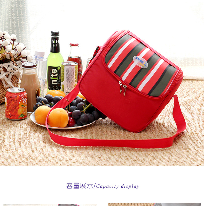 Thermal insulation package shawl multi color Lunch Bag Picnic cold storage ice bag factory direct sales
