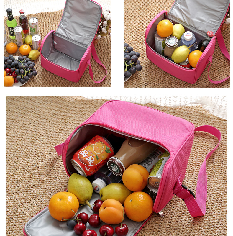 Thermal insulation package shawl multi color Lunch Bag Picnic cold storage ice bag factory direct sales