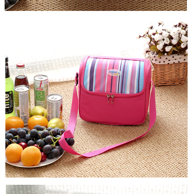 Thermal insulation package shawl multi color Lunch Bag Picnic cold storage ice bag factory direct sales