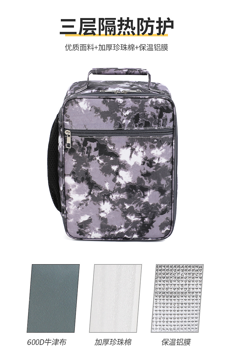New Ice Pack Factory Direct Sales Lunch Bag Spot Square Lunch Box Bag Aluminum Foil Thickening Insulated Bag Portable Lunch Bag New Ice Pack Factory Direct Sales Lunch Bag Spot Square Lunch Box Bag Aluminum Foil Thickening Insulated Bag Portable Lunch Bag