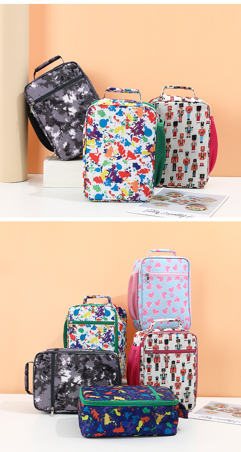 New Ice Pack Factory Direct Sales Lunch Bag Spot Square Lunch Box Bag Aluminum Foil Thickening Insulated Bag Portable Lunch Bag New Ice Pack Factory Direct Sales Lunch Bag Spot Square Lunch Box Bag Aluminum Foil Thickening Insulated Bag Portable Lunch Bag