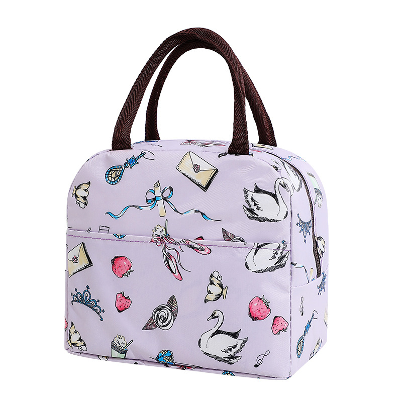 Oxford Cloth Insulated Lunch Bag Lunch Box Bag Portable Large Capacity Student Meal Lunch Bag Lunch Box Bag Factory Direct Sales