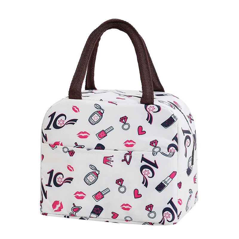 Oxford Cloth Insulated Lunch Bag Lunch Box Bag Portable Large Capacity Student Meal Lunch Bag Lunch Box Bag Factory Direct Sales