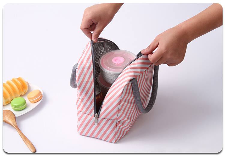 Oxford Cloth Insulated Lunch Bag Lunch Box Bag Portable Large Capacity Student Meal Lunch Bag Lunch Box Bag Factory Direct Sales