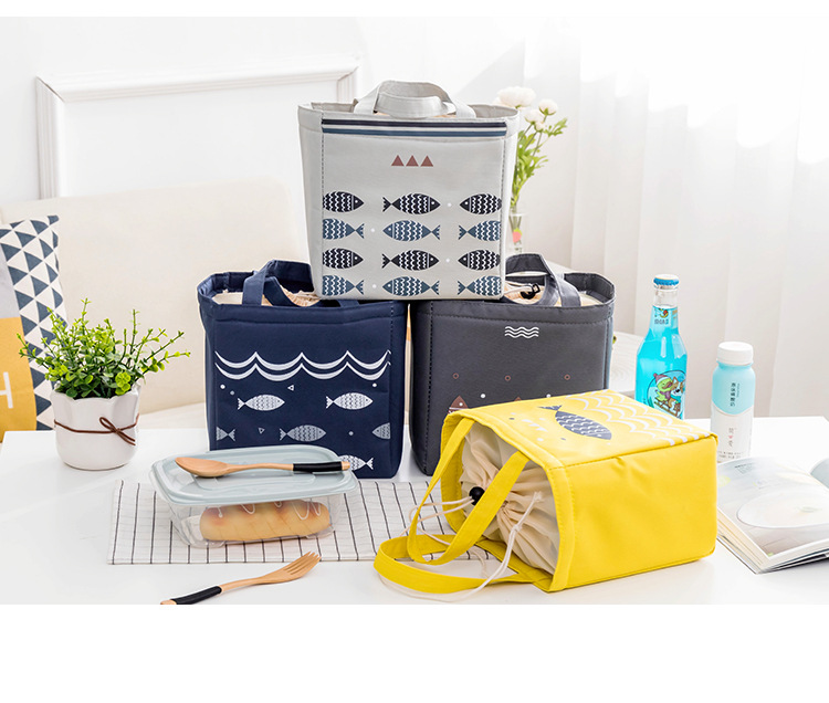 Liancheng Portable Drawstring Pull String Lunch Box Bag Outdoor Aluminum Foil Cold Preservation Lunch Bag Thick Insulation Bag Wholesale Liancheng Portable Drawstring Pull String Lunch Box Bag Outdoor Aluminum Foil Cold Preservation Lunch Bag Thick Insulation Bag Wholesale