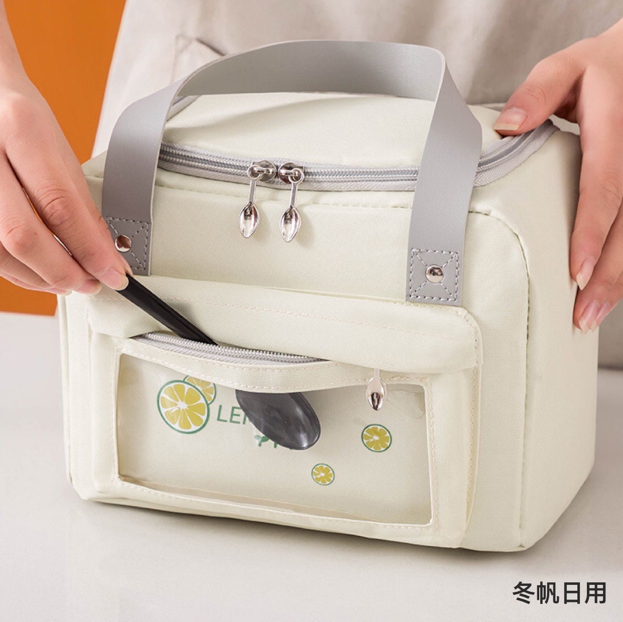 Cross-Border Japanese-Style Lunch Bag Oxford Cloth Aluminum Foil Insulated Lunch Bag Outdoor Portable Picnic Bag Ice Pack