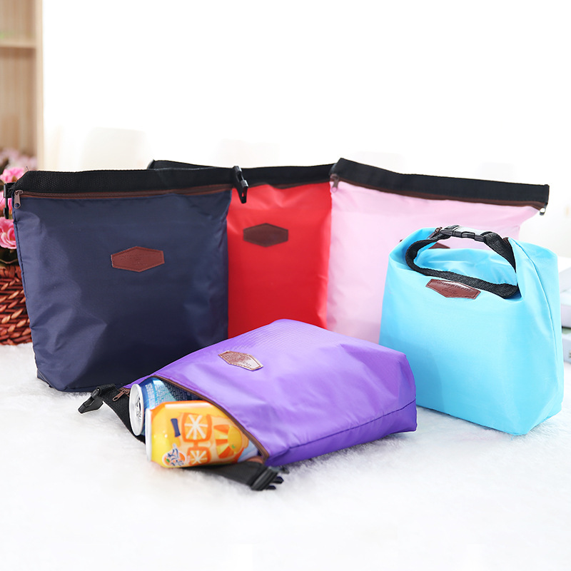 Practical Personality Solid Color Insulation Storage Ice Pad Portable Lunch Bag Lunch Bag Insulated Bag