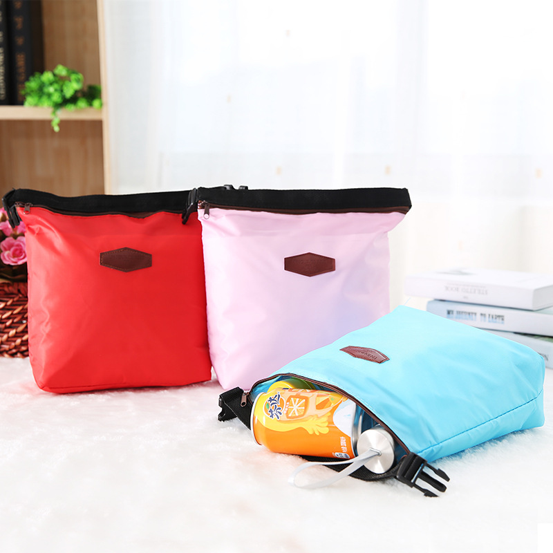 Practical Personality Solid Color Insulation Storage Ice Pad Portable Lunch Bag Lunch Bag Insulated Bag