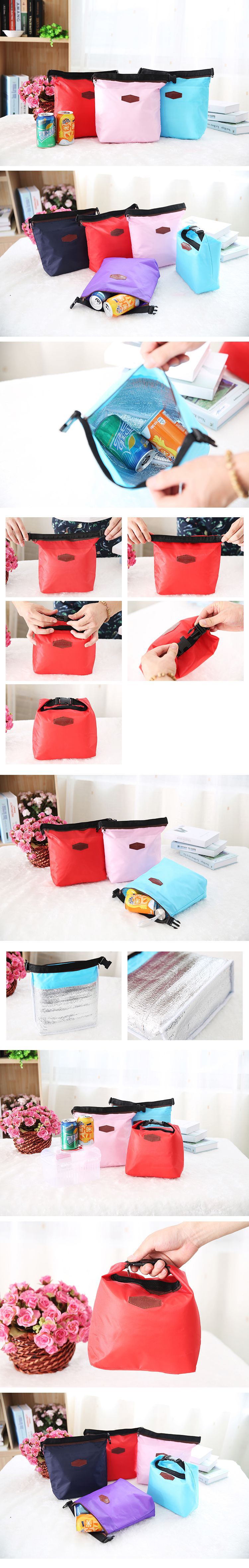 Practical Personality Solid Color Insulation Storage Ice Pad Portable Lunch Bag Lunch Bag Insulated Bag Practical Personality Solid Color Insulation Storage Ice Pad Portable Lunch Bag Lunch Bag Insulated Bag