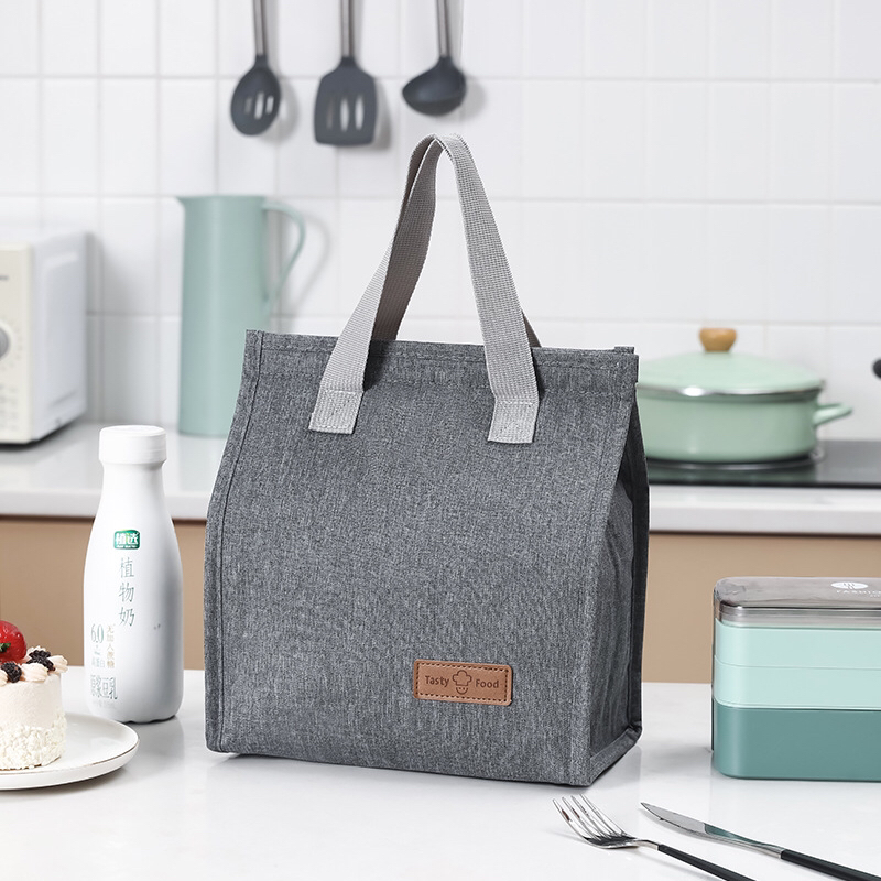 Amazon New Bento Insulated Bag Hand-Carrying Oxford Cloth Bento Bag Student Lunch Bag Portable Picnic Ice Pack