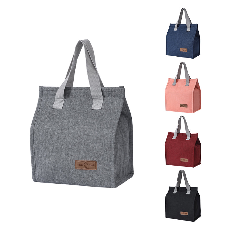 Amazon New Bento Insulated Bag Hand-Carrying Oxford Cloth Bento Bag Student Lunch Bag Portable Picnic Ice Pack
