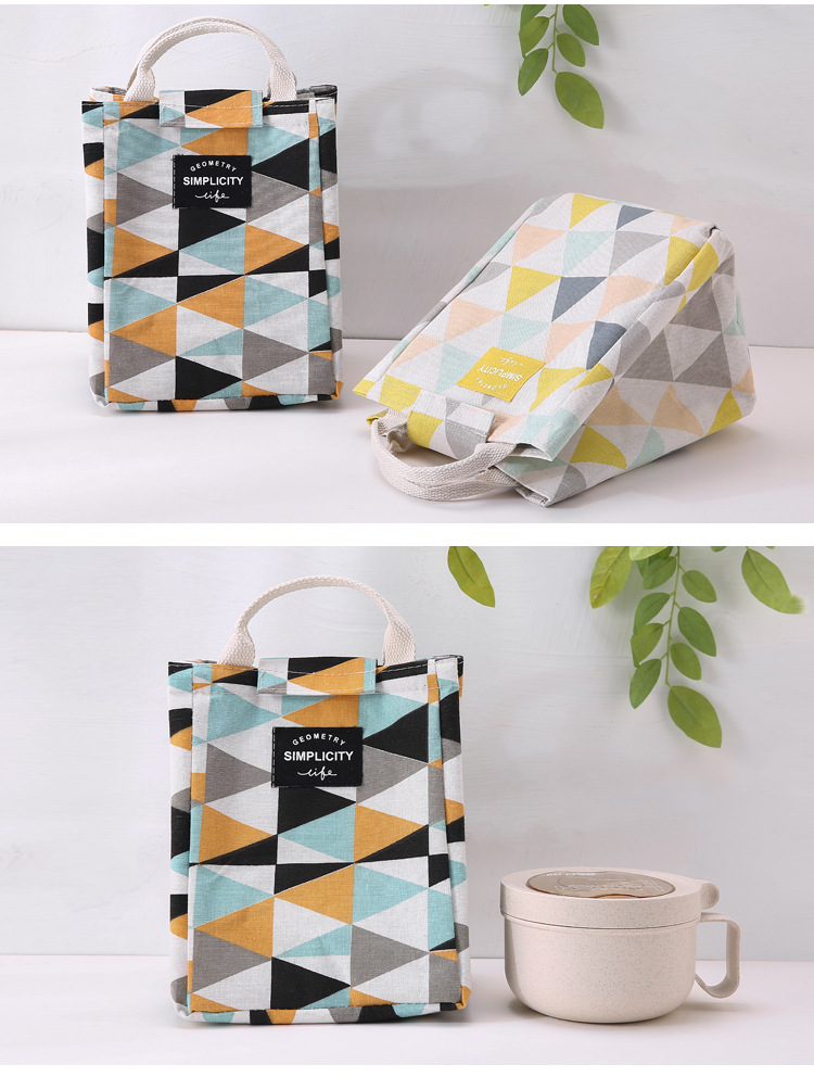 Geometric Square Cotton and Linen Backpack Travel Storage Bag Travel Storage Shoe Bag Convenient Cosmetic Bag Cartoon Insulated Bag Geometric Square Cotton and Linen Backpack Travel Storage Bag Travel Storage Shoe Bag Convenient Cosmetic Bag Cartoon Insulated Bag