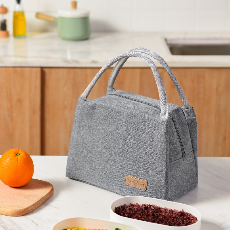New Oxford Cloth Lunch Bag Outdoor Ice Pack Thick Portable Insulated Bag Meal Bag Takeaway Meal Bag Lunch Bag