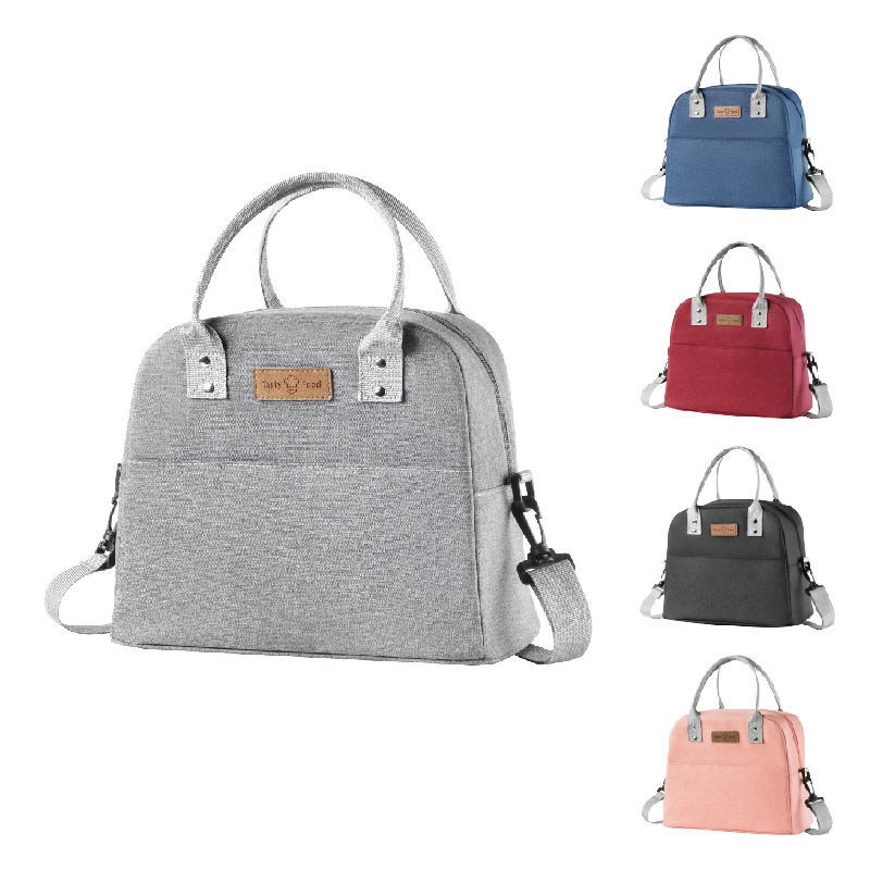 New Oxford Cloth Lunch Bag Outdoor Ice Pack Thick Portable Insulated Bag Meal Bag Takeaway Meal Bag Lunch Bag