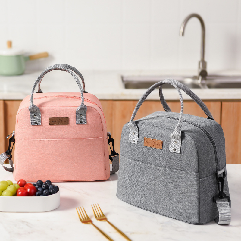 New Oxford Cloth Lunch Bag Outdoor Ice Pack Thick Portable Insulated Bag Meal Bag Takeaway Meal Bag Lunch Bag