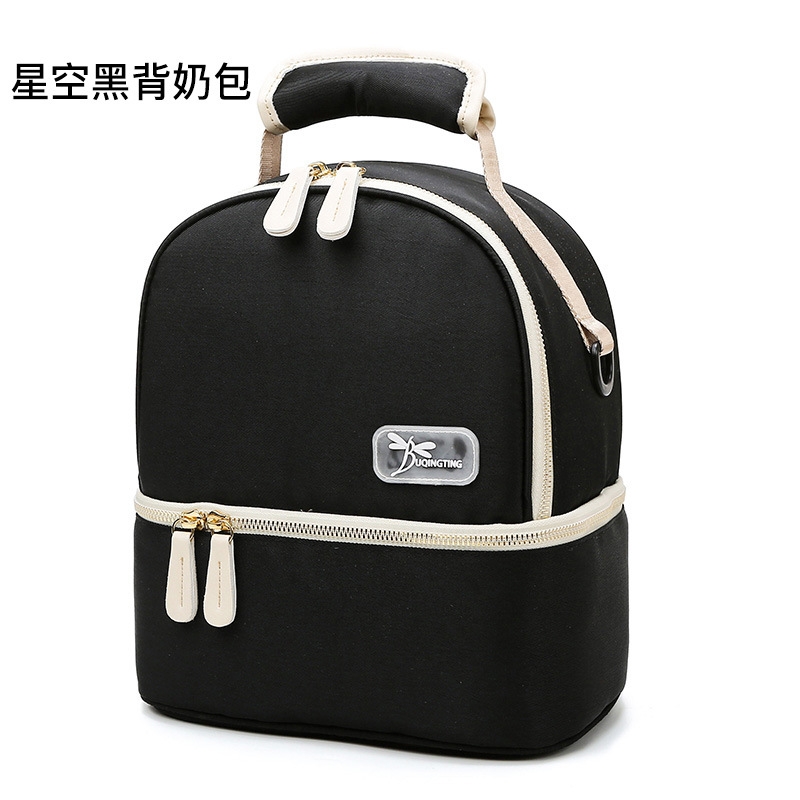 Multifunctional Baby Bag Mother Going out Double Layer Milk Insulated Bag Fashion Handbags for Moms 2020 Breast Milk Preservation Backpack