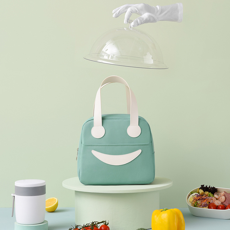 Beilian Portable Lunch Box Bag Thick Aluminum Foil Insulated Lunch Box Bag Student Cute Lunch Bag Oxford Cloth Lunch Bag