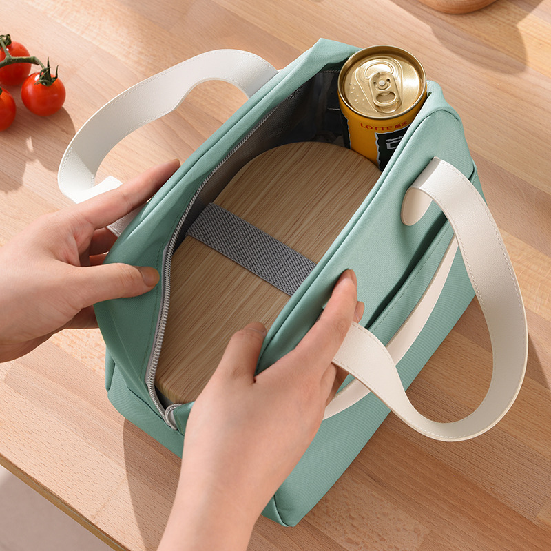 Beilian Portable Lunch Box Bag Thick Aluminum Foil Insulated Lunch Box Bag Student Cute Lunch Bag Oxford Cloth Lunch Bag