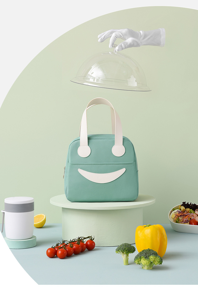 Beilian Portable Lunch Box Bag Thick Aluminum Foil Insulated Lunch Box Bag Student Cute Lunch Bag Oxford Cloth Lunch Bag