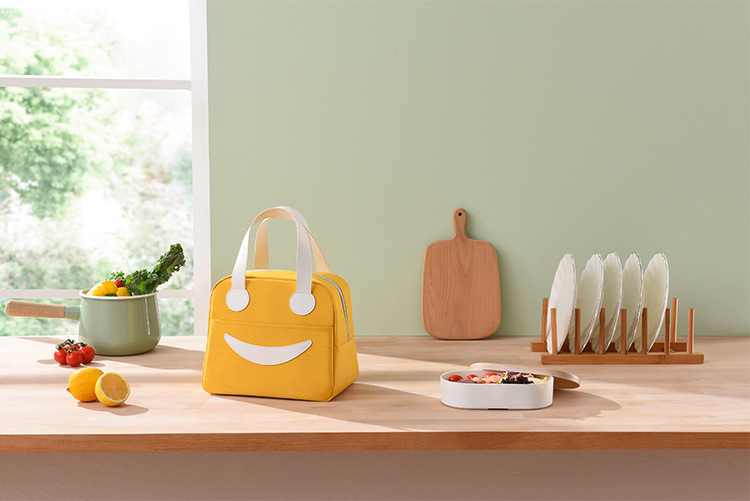 Beilian Portable Lunch Box Bag Thick Aluminum Foil Insulated Lunch Box Bag Student Cute Lunch Bag Oxford Cloth Lunch Bag