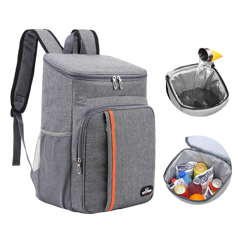 Exclusive for Cross-Border Picnic Backpack Shoulder Insulated Bag Outdoor Ice Pack Thickening Thermal Insulation Backpack Leak-Proof Picnic Bag
