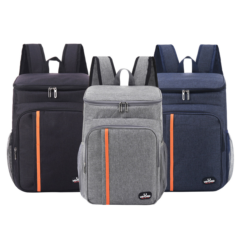 Exclusive for Cross-Border Picnic Backpack Shoulder Insulated Bag Outdoor Ice Pack Thickening Thermal Insulation Backpack Leak-Proof Picnic Bag