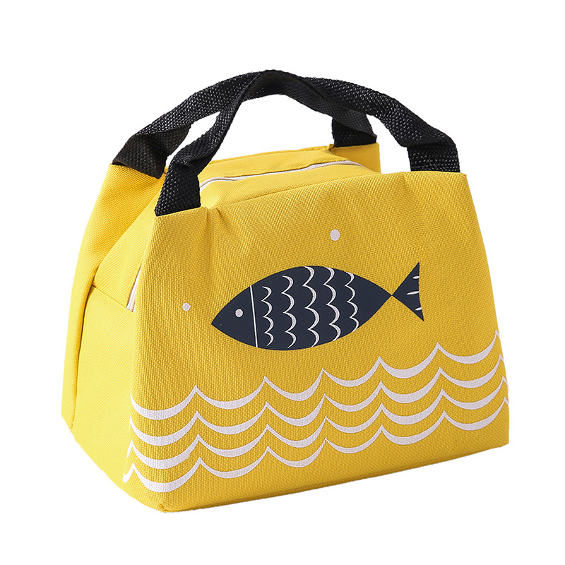 Cute Creative Fish Insulated Bag Cooling Bag Foldable Portable Student Lunch Bag Lunch Bag Ice Pack Stall