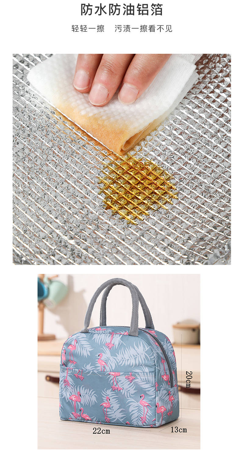 New Printed Lunch Box Bag Outdoor Thickened Winter Warm Insulated Bag Cartoon Cute Pet Lunch Bag for Work New Printed Lunch Box Bag Outdoor Thickened Winter Warm Insulated Bag Cartoon Cute Pet Lunch Bag for Work