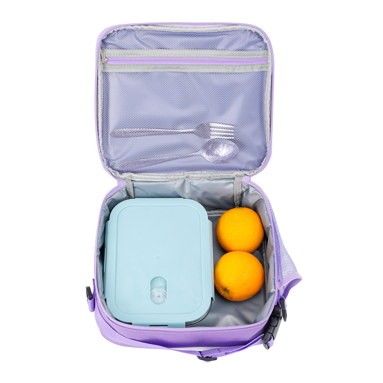 New GREAT Laser Lunch Bag Rainbow Color Insulated Lunch Bag Picnic Ice Pack Girly Simplicity One Shoulder Bag