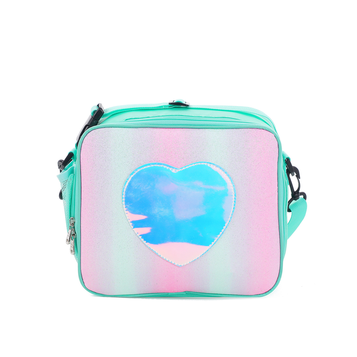 New GREAT Laser Lunch Bag Rainbow Color Insulated Lunch Bag Picnic Ice Pack Girly Simplicity One Shoulder Bag