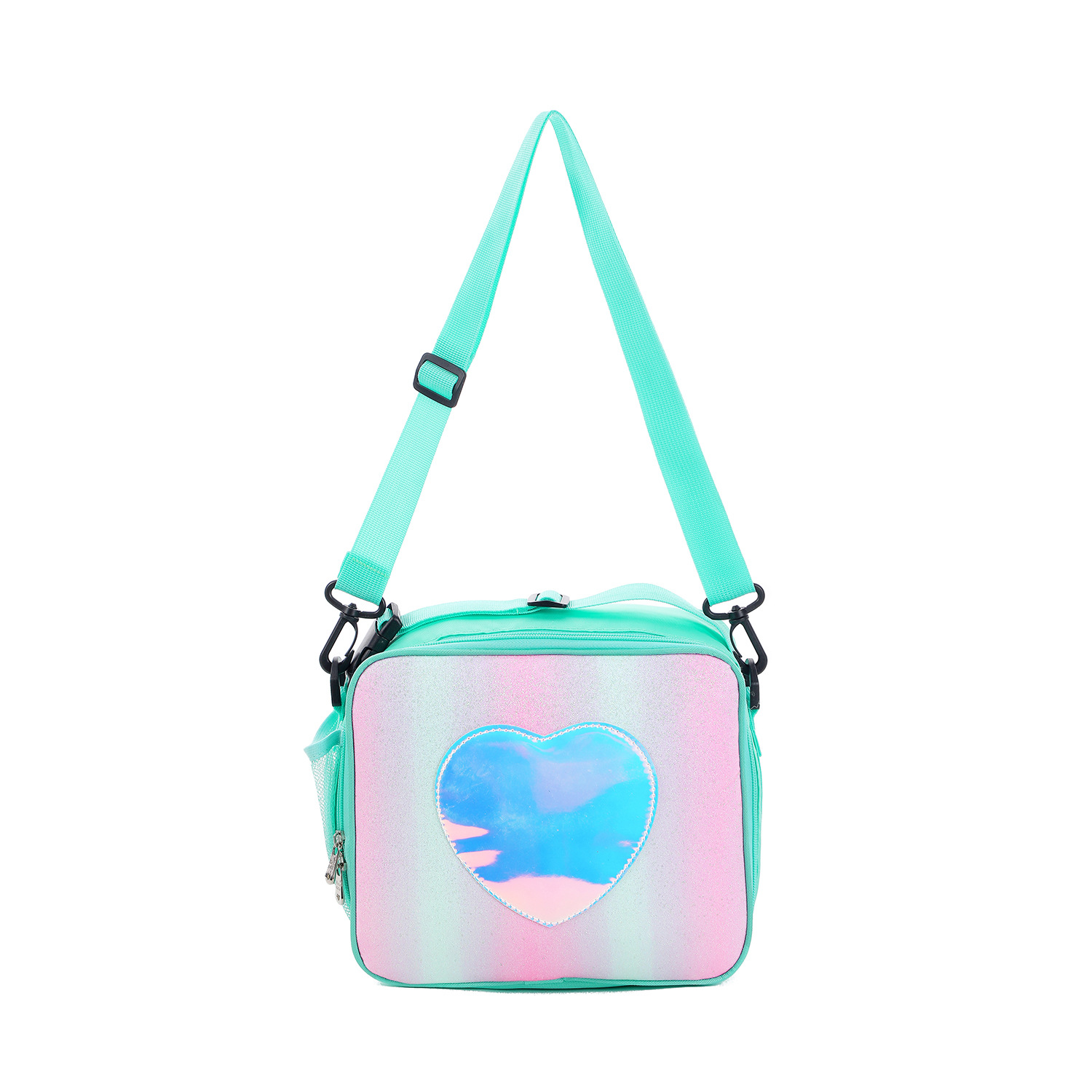 New GREAT Laser Lunch Bag Rainbow Color Insulated Lunch Bag Picnic Ice Pack Girly Simplicity One Shoulder Bag