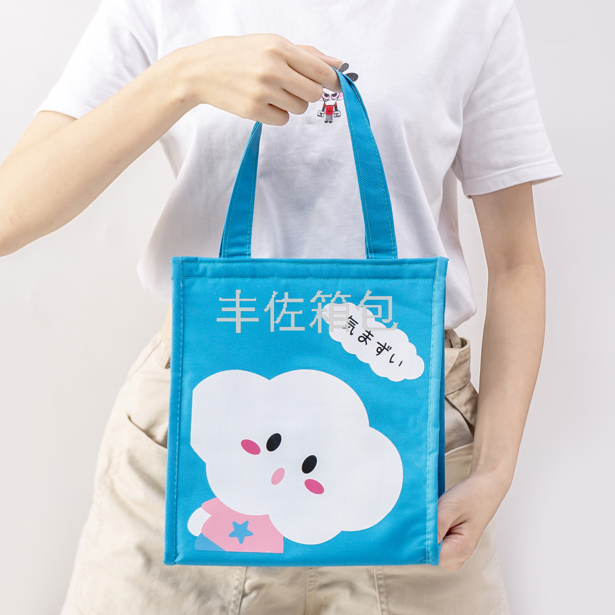 New Hipster Portable Lunch Bag Bento Bag Waterproof Take-out Insulated Bag Ice Bag Lunch Thermal Bag