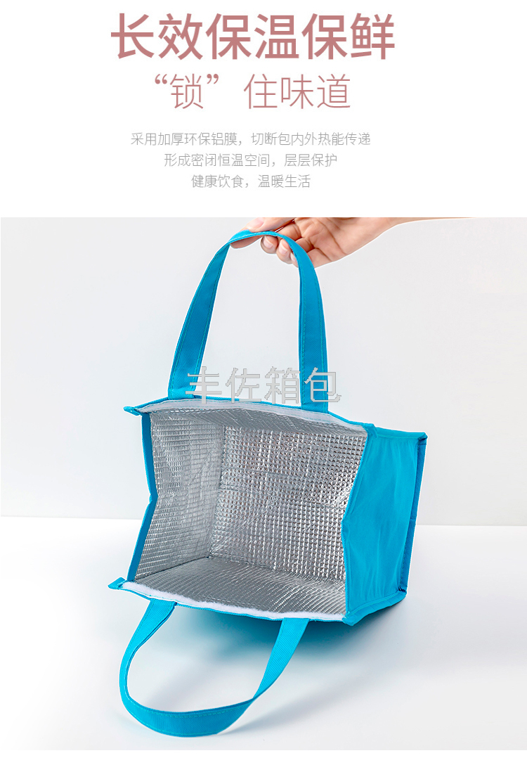 New Hipster Portable Lunch Bag Bento Bag Waterproof Take-out Insulated Bag Ice Bag Lunch Thermal Bag
