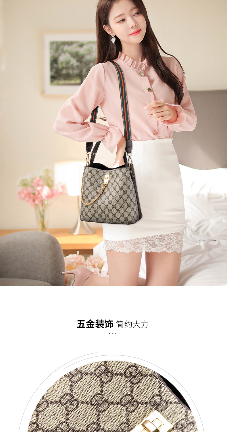 New on Autumn Women's Bag New 2020 Fashion Handbag Ins All-Matching Shoulder Cross Body Bucket Bag