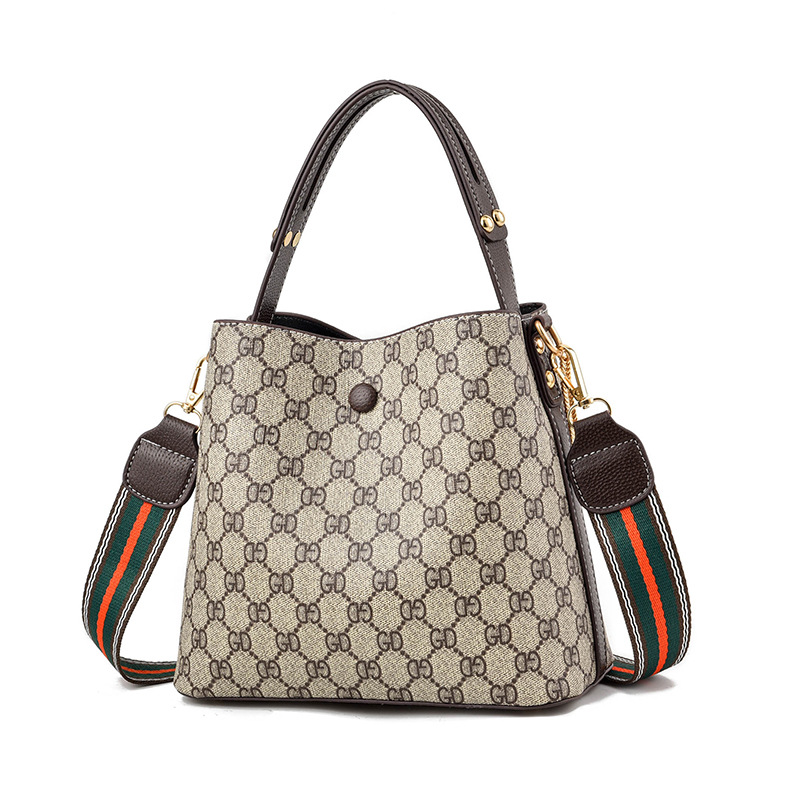 New on Autumn Women&#039;s Bag New 2020 Fashion Handbag Ins All-Matching Shoulder Cross Body Bucket Bag