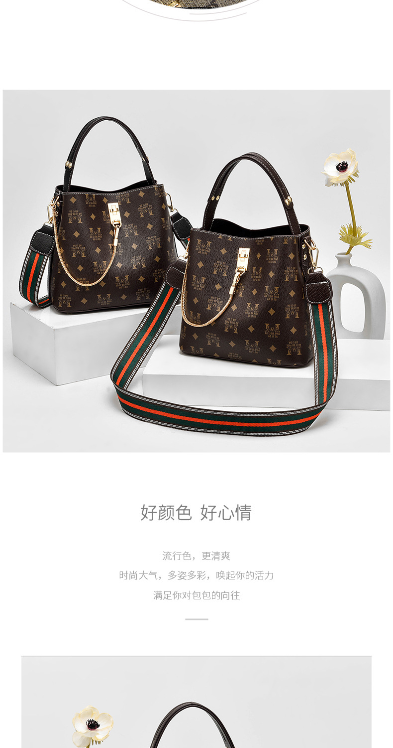 New on Autumn Women's Bag New 2020 Fashion Handbag Ins All-Matching Shoulder Cross Body Bucket Bag